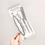 1 komplekt/kott Lastele Juuksekoolutajad Juuksen&otilde;ela Kamm&uuml;likond t&uuml;drukutele Lastele Juuste kudumine Isetegija tarvikud 2pcs virsik