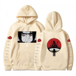Mehed ja naised Jaapani anime Naruto Graafiline Uchiha Itachi Klassikaline kapuuts Kampsun-Hoodie S&uuml;gis- ja talvine s&ouml;rkimisspordir&otilde;ivad XL