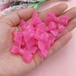 10 tk Makroon Helmed Materjalid 33*24mm K&auml;sitsi valmistatud Helmed Akr&uuml;&uuml;l Lipsukesed Liblikas DIY Mood Ehted roosa punane v&auml;rv