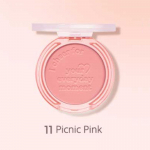 CLUB CLIO PERIPERA Pure Blushed Sunshine Cheek 4,2g (10 v&auml;rvi, 10 valikut) 11 Picnic Pink
