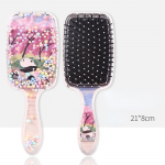 Kawaii juuksehari v&auml;ikelapse t&uuml;drukule Lovely Animal Panda Unicorn juuste kamm lastele massaaži &otilde;hupadja kamm t&uuml;druku juuksehooldusvahend