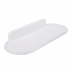 Vannitoa WC riiul tasuta Punch &scaron;ampoon du&scaron;i riiul maitseaine pudeli kronstein valge