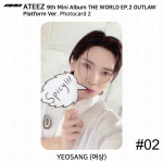 ATEEZ 9. minialbum THE WORLD EP.2 OUTLAW Platform Ver Official Photocard 1 2 3 Yeosang - Photocard2 #2