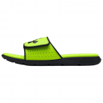 Under Armour Ignite Pro Slide High Vis kollased meeste tossud, mustad 3026023-302 41