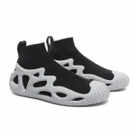 Moodsad hingavad sokid ja jalan&otilde;ud &Uuml;hev&auml;rvilised k&auml;rbsega kootud spordijalatsid Meeste ja naiste vaba aja veetmise jalan&otilde;ud Lauakingad 36-47 36 must