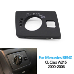 Esipaneeli esitulede l&uuml;liti katte viimistlus Mercedes Benz W215 CL klassile CL500 CL55 CL600 2000 2001 2002 2003 2004 2005 2006 W215 Black