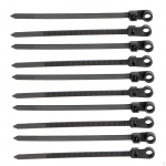 10 t&uuml;kki fikseeritud aukudega nailonist kaabli t&otilde;mblukuga traatsidemed Tarvikud Professionaalsed v&auml;ikesed t&otilde;mblukud 0.36cmx20cm