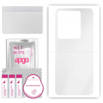 apgo Ultra Clear Protective Skin Sticker for the back compatible with Infinix Note 30 5G, Wrap Film, Hydrogel Film, Flexible, Soft TPU with positionin