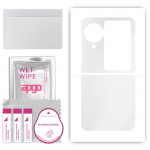 apgo Ultra Clear Protective Skin Sticker for the back compatible with Oppo Find N3 Flip, Wrap Film, Hydrogel Film, Flexible, Soft TPU with positioning