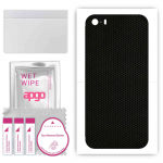 apgo Protective Skin Sticker for the back compatible with Apple iPhone SE 2016, Wrap Film, Foil, Vinyl - Pattern Matrix