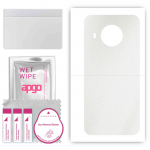 apgo Protective Skin Sticker for the back compatible with Nokia X100, Wrap Film, Foil, Vinyl - Pattern Matte Transparent