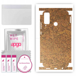 apgo Protective Skin Sticker for the back+sides compatible with Honor Play 4T, Full Wrap Film, Foil, Vinyl - Pattern Rusty Copper