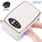 UUS 90 LEDiga UV LED lamp k&uuml;&uuml;nemanik&uuml;&uuml;riks 380W Professionaalsed geellaki kuivatamise lambid k&auml;etoega Kandke suure v&otilde;imsusega k&uuml;&uuml;nekuivati