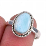 Natural Republic Larimar v&auml;&auml;riskivi 925 prooviga h&otilde;be kingitus s&otilde;rmus S.8 T8R96
