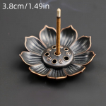 1 tk, Mini Lotus Flower viirukihoidja, metallist viirukip&otilde;leti, k&auml;sit&ouml;&ouml;kaunistus spaasse, jooga, meditatsioon, kodukaunistus, ruumikaunistus, kingitused kuld