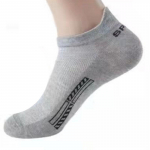 1 paar puuvillaseid sokke imevad higi hingavad spordisokid suvised &otilde;hukese v&otilde;rguga meeste paadi sokid One Size(1 pair) hall