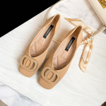 Kingad Naiste &uuml;ksikud kingad Uued vanaema kingad Naiste &uuml;he pedaaliga lame kontsaga pehme p&otilde;hjaga Four Seasons lamedad kingad 33 must