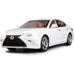 1/24 mudelauto Lexus ES300 sulamist survevalatud kollektsioneeritav m&auml;nguauto valguse ja heliga m&auml;ngus&otilde;idukiuksega, mida saab avada poistele, lastele, v&auml;ikelastele kingituseks valge auto 1/24-Size:21*7.5*6.5cm valge