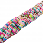 Kodus peotarbed ripats lahtised helmed mitmev&auml;rvilised DIY kaelakee k&auml;ev&otilde;ru ehete valmistamine segastiilis 13 v&auml;rvi vikerkaar pehme savi 9