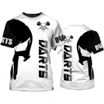 Laheda disainiga Dart League T-s&auml;rk meestele Spordi T-s&auml;rk 3D noolem&auml;ngu kingitus Prinditud T-s&auml;rgid Naiste r&otilde;ivad Naljakad Lapsed Poiste y2k Topid 3XL