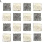 16 tk/komplekt puslevaipade lapikujuline pusle, mis sobib h&auml;sti kokku sobituv pusle, karvase pusle t&uuml;&uuml;pi pl&uuml;&uuml;sist p&otilde;randapinnaga vaip elutuppa G