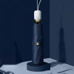 Automaatne kaheotstarbeline p&auml;ikese- ja vihmavari tuule- ja vihmakindel p&auml;ikesevari, kaasaskantav ultraviolettkiirguse vastane kokkupandav reisivihmavari kollane