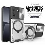 Tecno Pova 5 telefoni&uuml;mbrise liugklaasi kaitsva armori jaoks p&otilde;rutuskindel telefoni&uuml;mbris Tecno Pova 5 Pova5 magnetilise autohoidiku tagakaas For Tecno Pova 5 roosa kuldne v&auml;rv