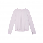 Nike &Uuml;hev&auml;rviline &uuml;mara kaelusega vabaaja pikkade varrukatega T-s&auml;rk naiste topid Hall lilla FN2802-019 L