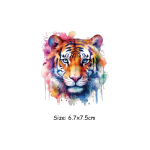 Lahedad triigitavad tiigrid r&otilde;ivaste jaoks Uued isetehtud r&otilde;ivatarvikud Soojus&uuml;lekandega pestavad termoplaastrid kleebised