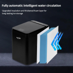 120 W kaasaskantav nutikas majapidamisj&auml;&auml;masin mini kaubanduslik j&auml;&auml;plokkide valmistamise varustus 1,5 l suure mahutavusega j&auml;&auml;masin