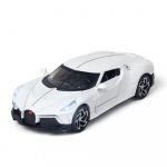 1 :32 Bugatti Lavoiturenoire sulamist automudel, survevalu ja m&auml;nguasjas&otilde;idukid Autom&auml;nguasjad Miniatuursed mudelid Autom&auml;nguasjad, lapsed, lapsed, kingitused valge