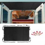 Matkaauto tagumise kaheukse varikate kate VW T5/T6 matkaautole Kerge Must 176x114cm