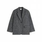 &Uuml;hev&auml;rviline naiste jope rev&auml;&auml;riga, pikkade varrukatega, lahtine bleiser, vabaaja mantel, 2025. aasta kevadmood, elegantsed naiste mantlid L hall v&auml;rv