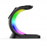 15W 4 in 1 RGB Light Magnetic Wireless Charger Stand For iPhone 15 14 13 12 Airpod Apple iWatch 8 7 6 Fast Charging Dock Station must
