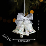 null Akr&uuml;&uuml;list dekoratiivtarvikud raudtorni kellukell p&otilde;dra kinkekarp Plastikust rippuv j&otilde;ulupuu ripats