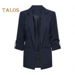 Naiste &uuml;likond, mantel, lahtik&auml;iv krae, pikkade varrukatega taskud, &uuml;likonnajakk, &uuml;hev&auml;rviline, avatud esikontor Naiste &auml;ririided M khaki