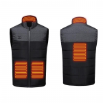 Meeste naiste vestiga jope Meeste talvine elektriline soojendusega vest spordimatkamiseks, &uuml;lisuur 5XL 5XL