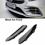 Mercedes Benz A klass W177 A180 A200 A220 A250 A35 2019-2024 esikaitseraua trimmi spoiler Poritiib Canards uimed Glossy Black Front