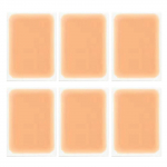 6 lehte veekindlat nahka peitev teip T&auml;toveeritud defektiga peitekleebised Armide katte kleebised pulmadeks 3