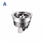 Gravity Flip roostevabast terasest p&otilde;randa &auml;ravoolu s&uuml;damiku sisemine ja v&auml;limine kahetuumaline p&otilde;randa &auml;ravoolukork 3.5*2.7*4.4cm