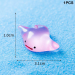 Multikas helendav Manta Ray ornament mini helendav loomaripats mikro aed maastik isetegemise m&auml;nguasjad kalapaak k&auml;sit&ouml;&ouml; kaunistus