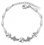 925 h&otilde;bedast k&auml;ev&otilde;ru naistele. &Otilde;nnelik, armas, armas t&uuml;druk, neljaleheline ristikheina k&auml;ev&otilde;ru s&otilde;brap&auml;eva kingitus s&otilde;brannale valge