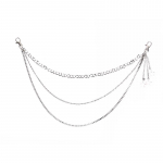 Metallist gooti p&uuml;ksikett Hip Hop Punk 3 kihti Jean Key rahakott Star Women