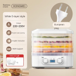 V&auml;ike kuivatatud puuviljamasin Kodu Automaatne puu-liha k&ouml;&ouml;giviljade toidukuivati ​​Briti reeglid Euroopa EU