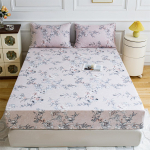 Lilletr&uuml;kis Deep Pocket kuninganna voodilinade komplekt - 3 arvutit pehmest mikrokiust kuninganna voodilinad Deep Pocket pleekimiskindlad voodipesu linad ja padjap&uuml;&uuml;rid 120x200+25cm+2 pillowases