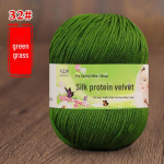 6-haruline beebil&otilde;ng k&auml;sitsi kootud kampsunite, nukkude, sallide, susside jaoks. Akr&uuml;&uuml;l materjal. null