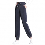 Naiste talvised s&uuml;gisp&uuml;ksid paksud pl&uuml;&uuml;sist pingutusn&ouml;&ouml;rid elastsed v&ouml;&ouml;taskud pahkluudega termiliselt k&uuml;lmakindel puhas v&auml;rv lahtised naiste vabaaja haarem 3XL tume khaki v&auml;rv