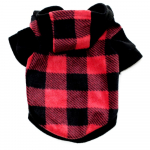 J&otilde;ulud Lemmikloomariided Talvised koerte kapuutsid Ruuduline koeramantel jakk S&uuml;gisene kutsikariided Suurte koerte kost&uuml;&uuml;m Armas ruuduline kassir&otilde;ivad Lemmikloomatarbed XS punane