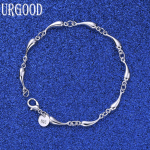 925 Sterling H&otilde;be Veetilga K&auml;ev&otilde;ru Mood Pulmaehted 20CM