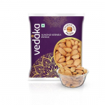 Vedaka Premium r&ouml;stitud California mandlid | Kergelt soolatud | Kuivatatud puuviljade suupiste | 200g 200gm